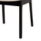Baxton Studio Dannon Mid-Century Modern Cream Fabric and Black Finished Wood 2-Piece Dining Chair Set 234-2PC-13296-ZORO - alternate 8